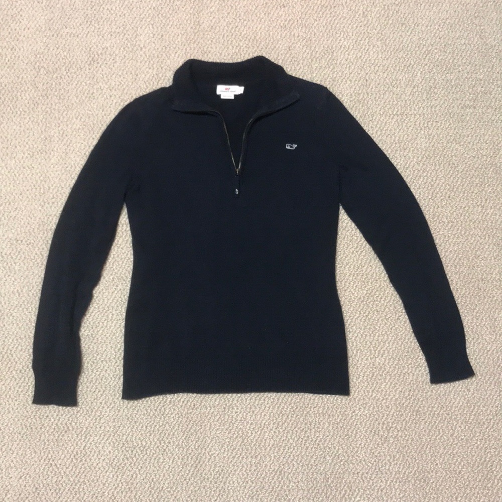 Vineyard Vines navy quarter zip
